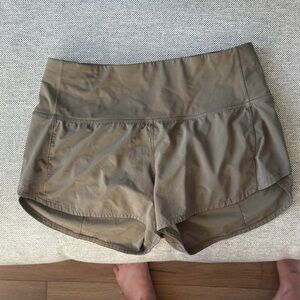 lululemon athletica Olive Athletic Shorts